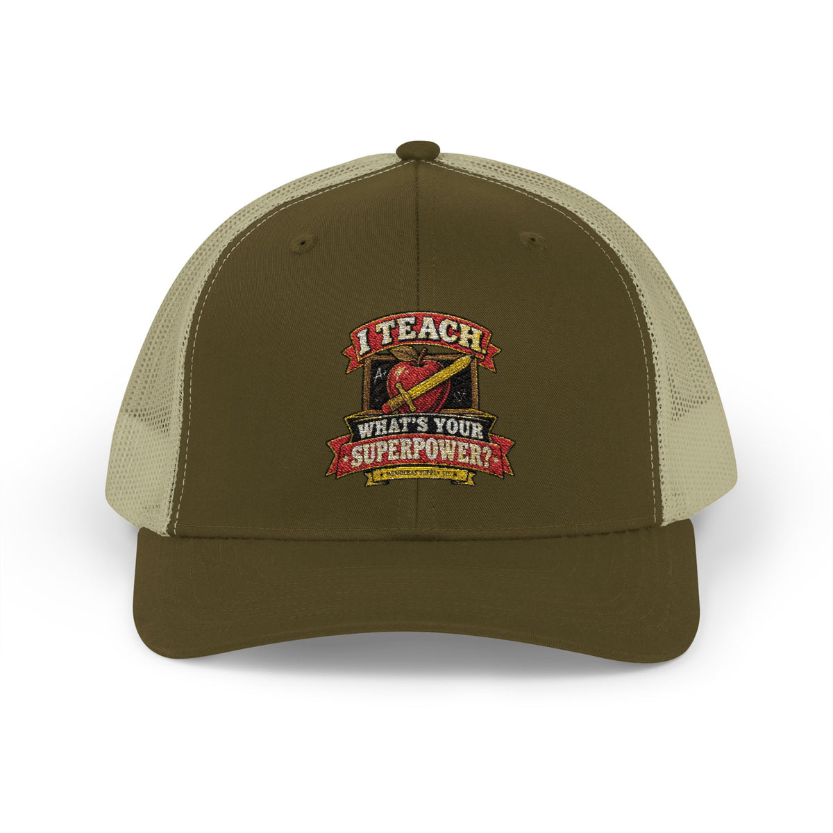 I Teach. What's Your Superpower? Snapback Trucker Hat