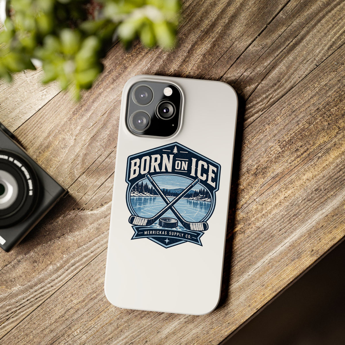 Born On Ice Phone Case