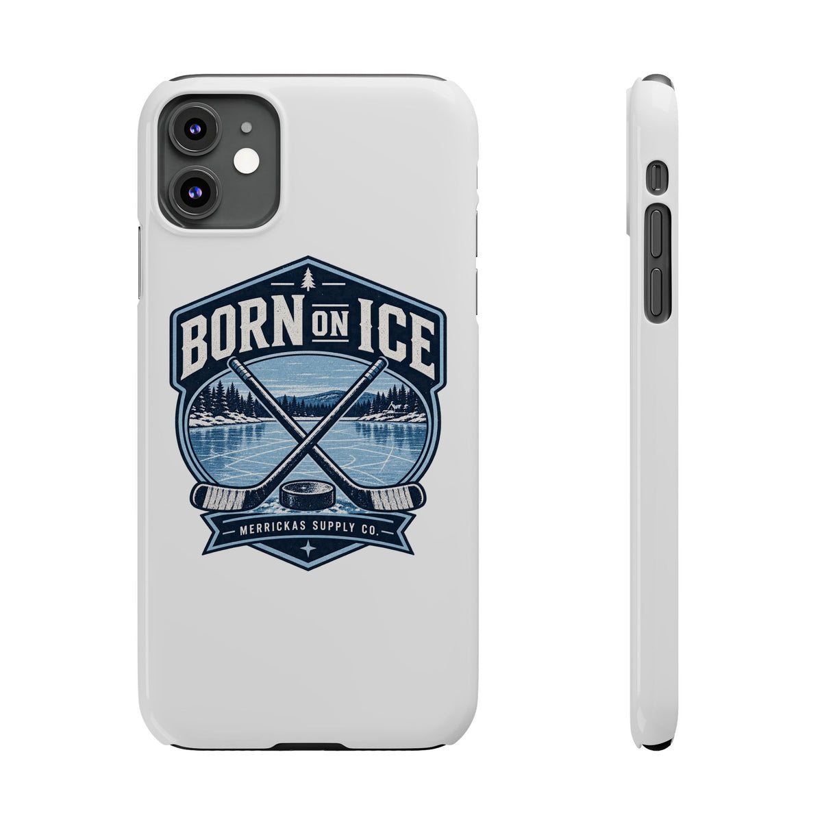 Born On Ice Phone Case