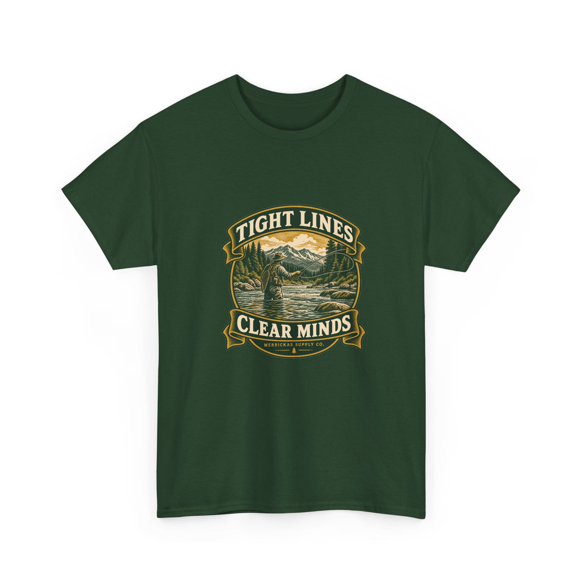 Tight Lines Clear Minds Classic Tee