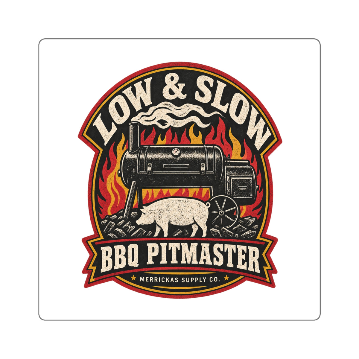 Low & Slow Pitmaster Sticker
