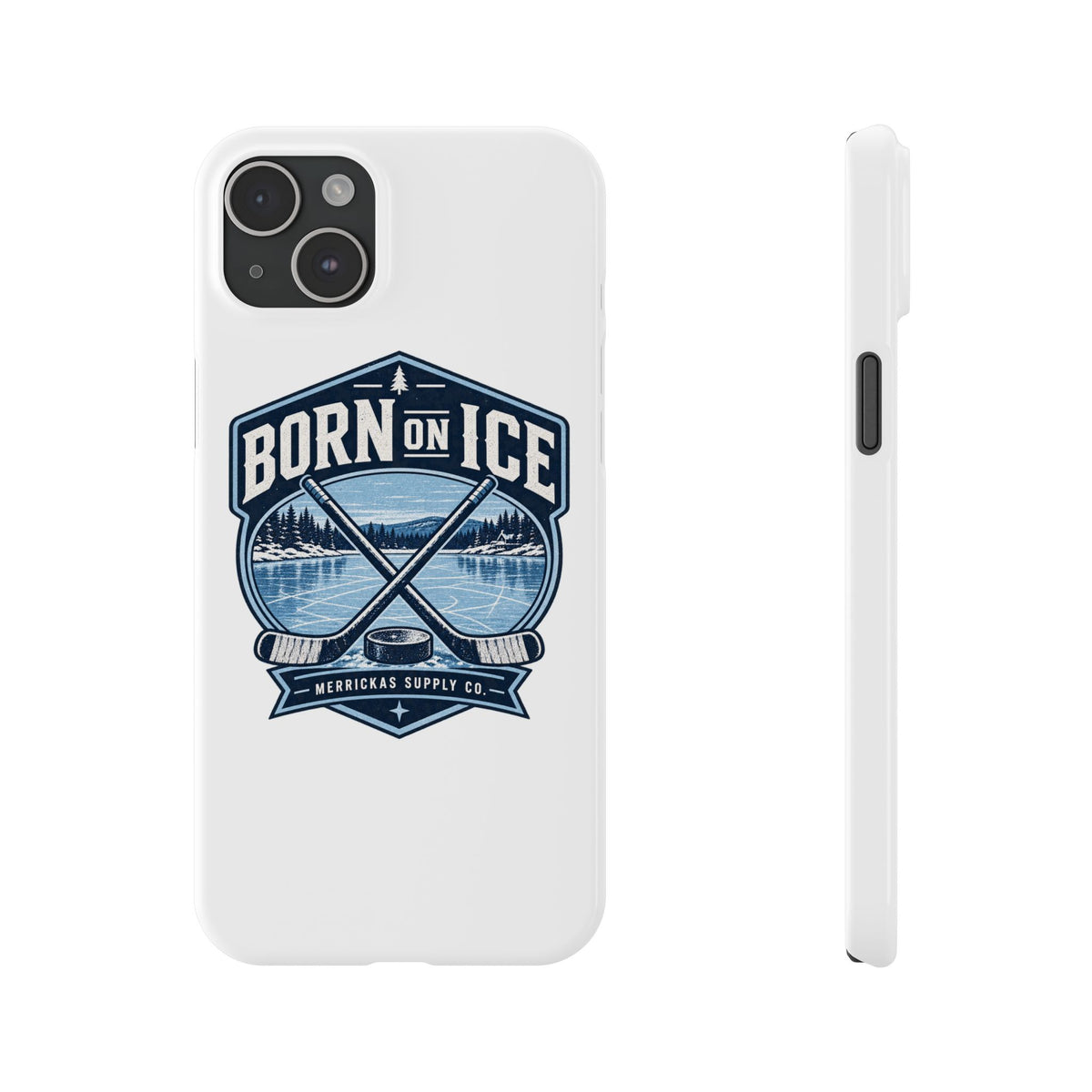 Born On Ice Phone Case