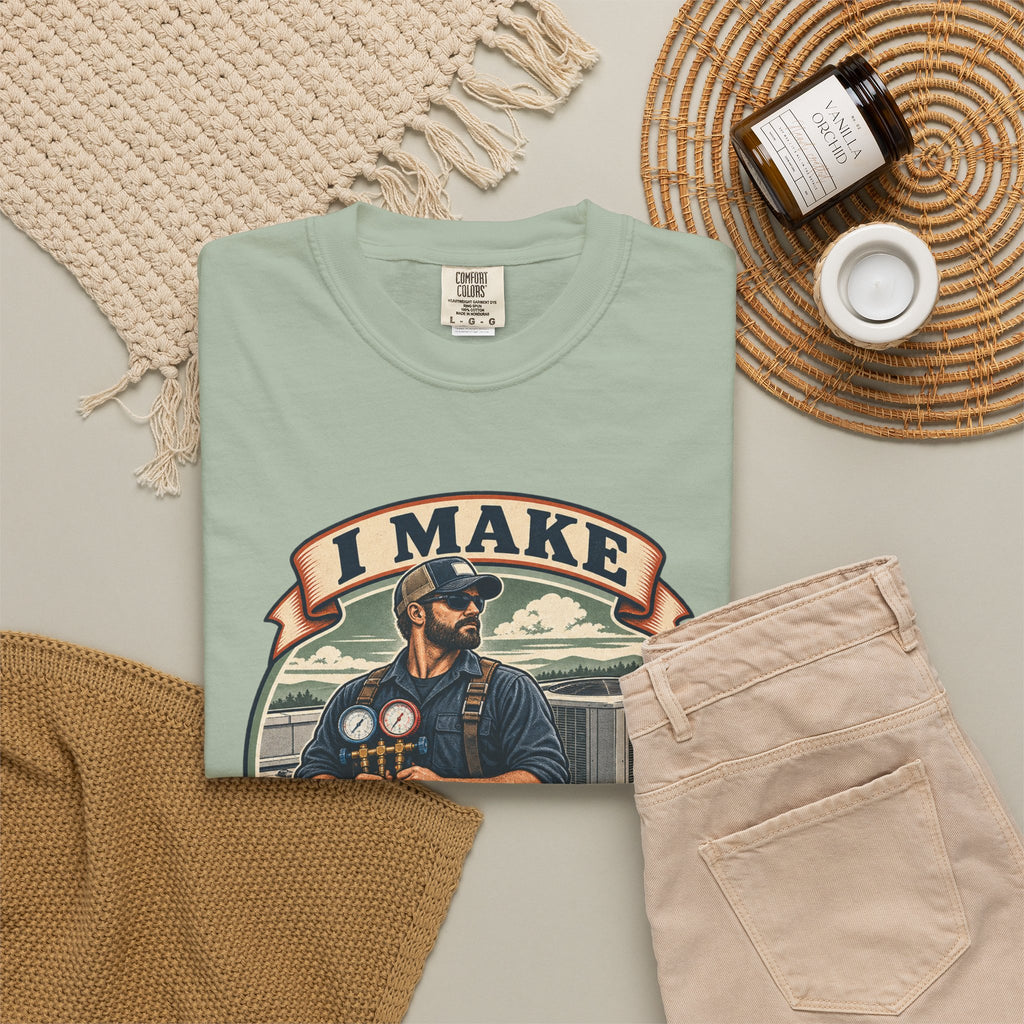 I Make Hot Places Cool Garment-Dyed Tee