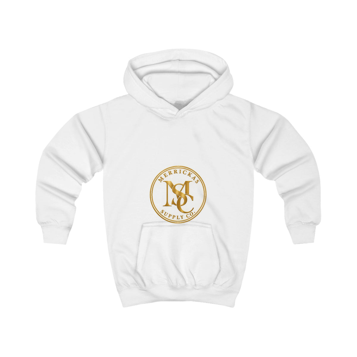 Merrickas Gold MSC Monogram Kids' Hoodie