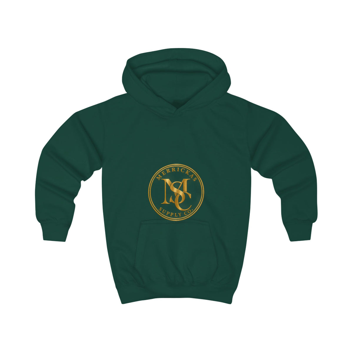 Merrickas Gold MSC Monogram Kids' Hoodie