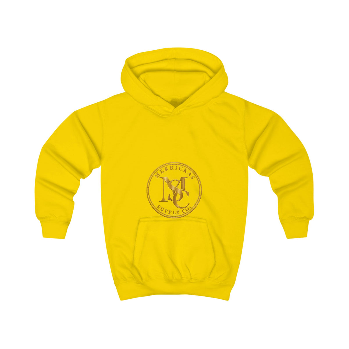 Merrickas Gold MSC Monogram Kids' Hoodie