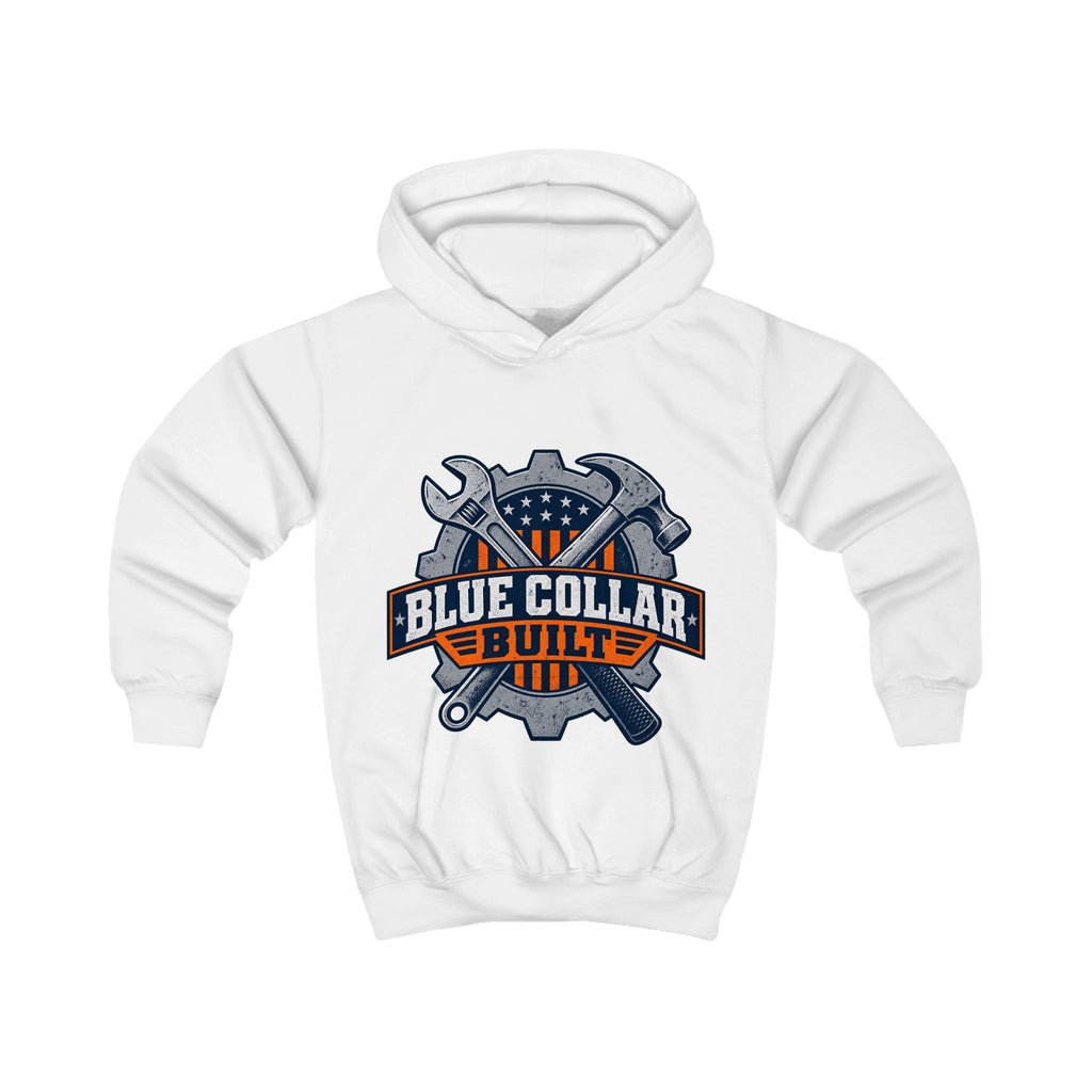 Blue Collar Built Kids' Hoodie
