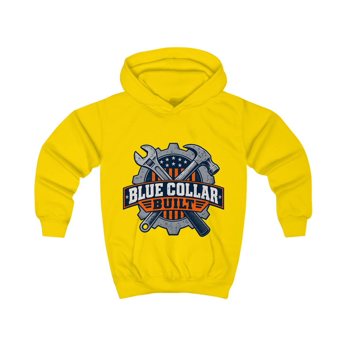 Blue Collar Built Kids' Hoodie
