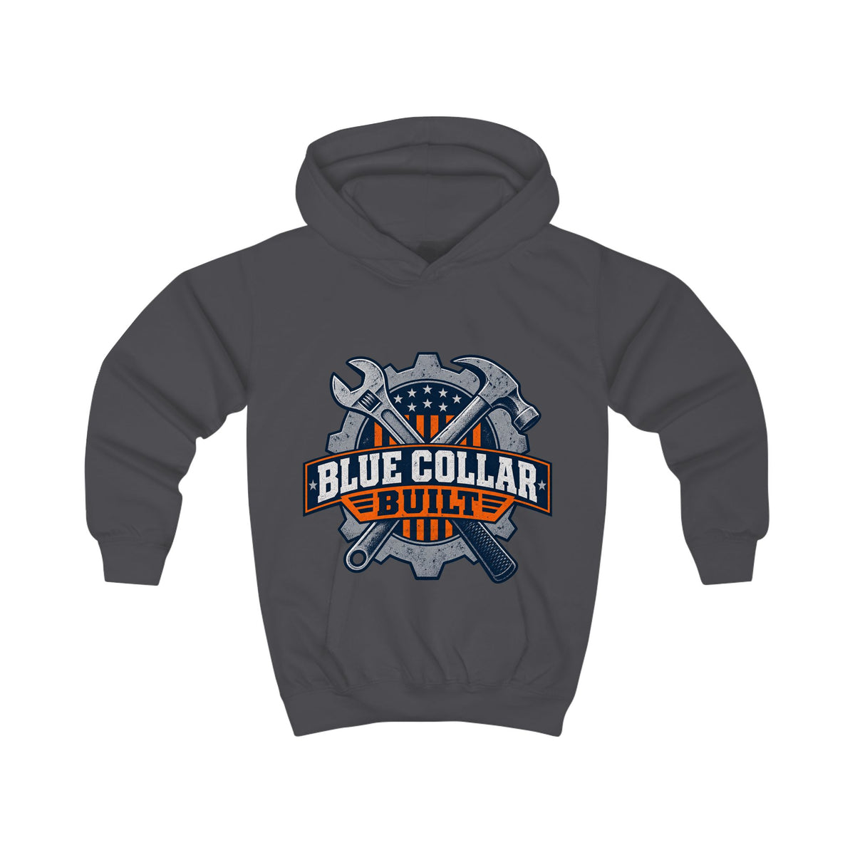 Blue Collar Built Kids' Hoodie