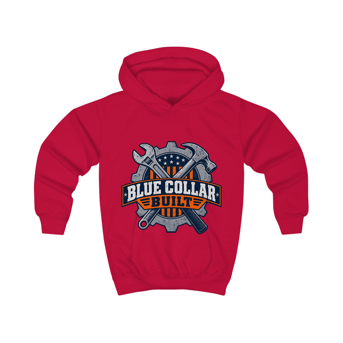 Blue Collar Built Kids' Hoodie