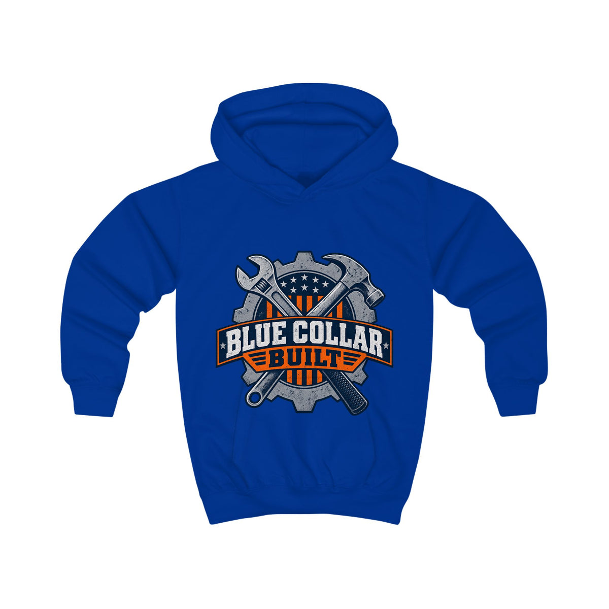 Blue Collar Built Kids' Hoodie