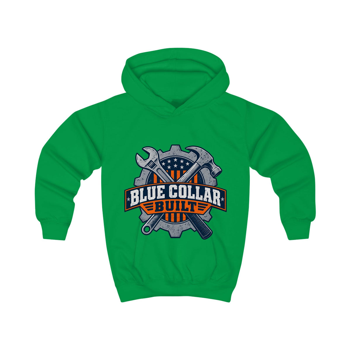 Blue Collar Built Kids' Hoodie