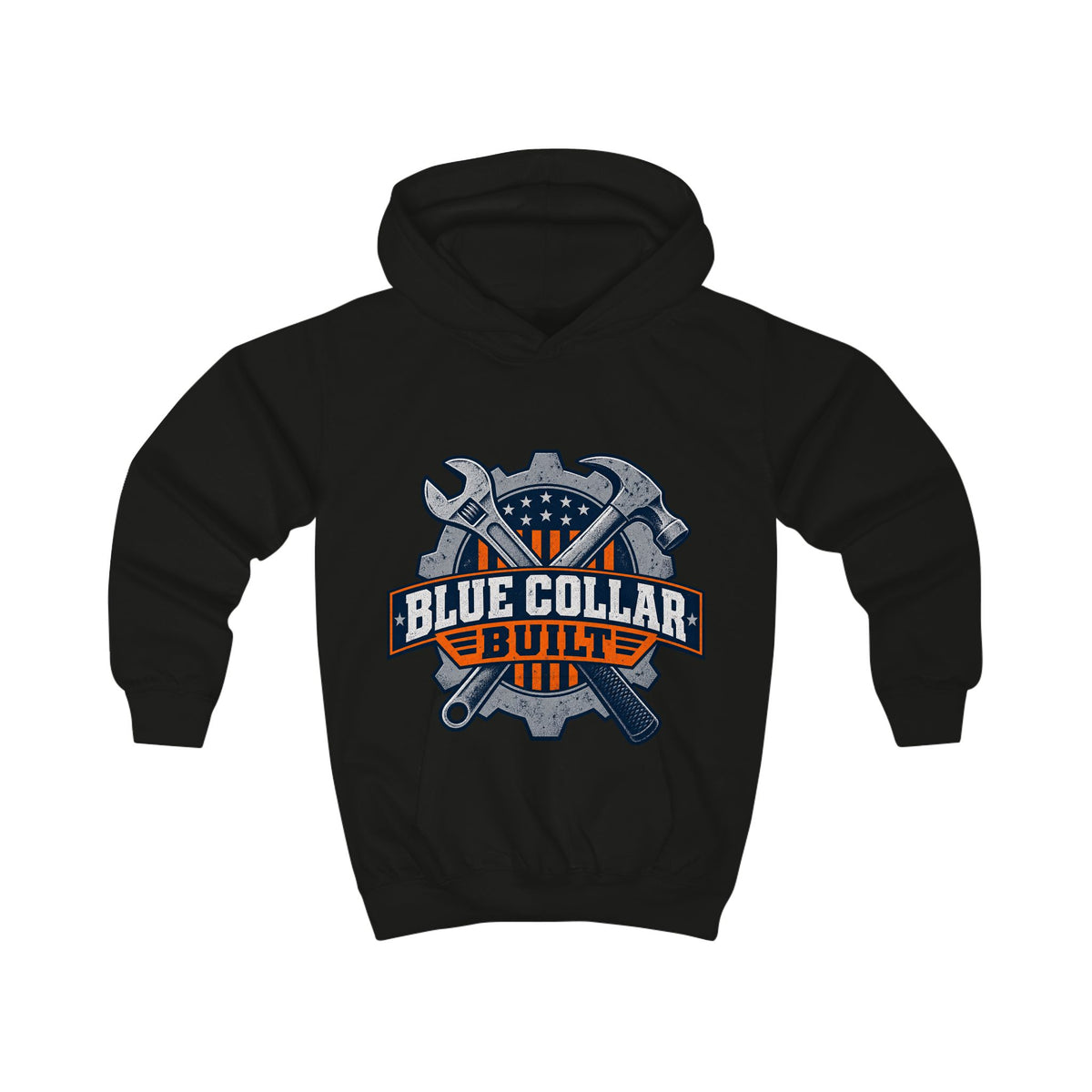 Blue Collar Built Kids' Hoodie