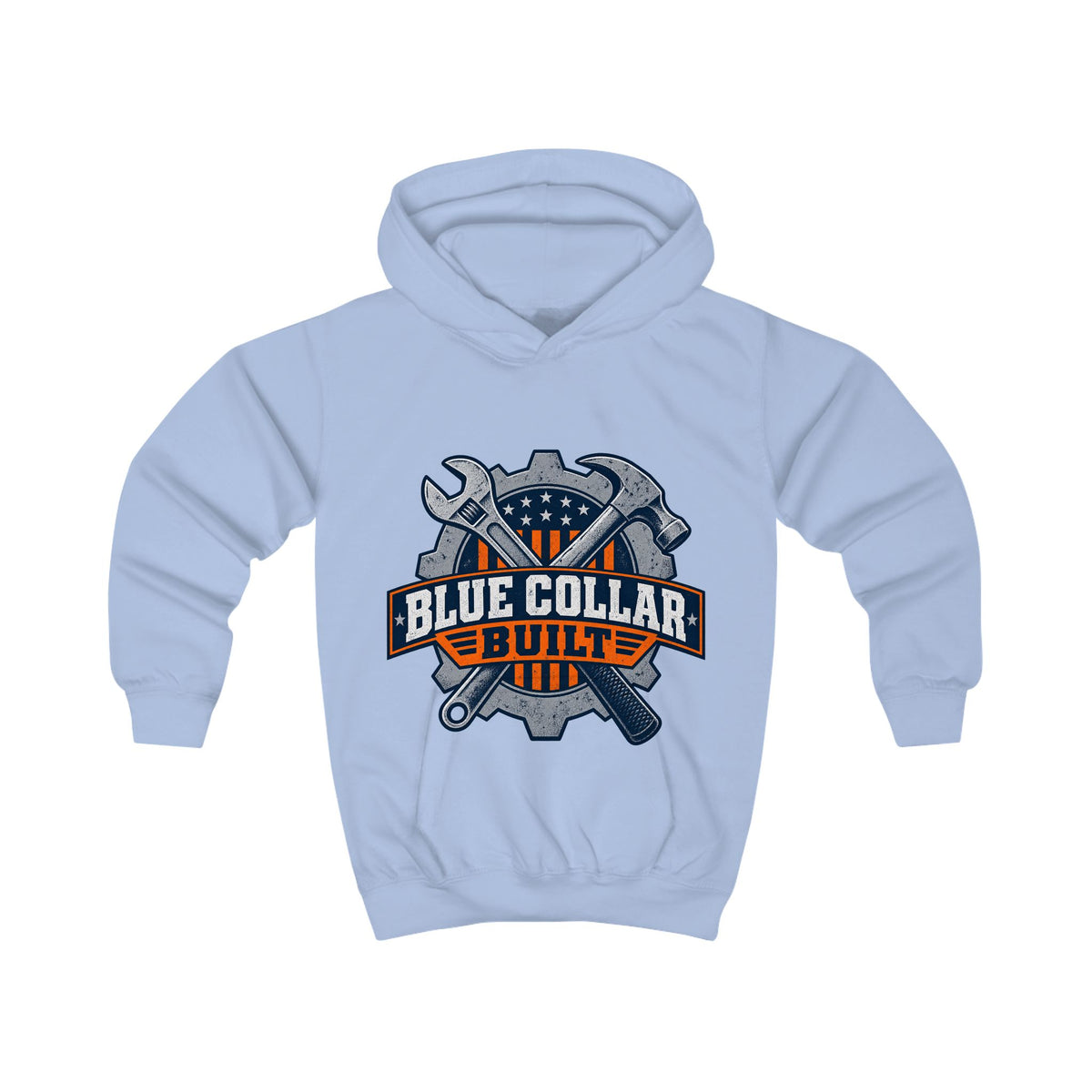 Blue Collar Built Kids' Hoodie