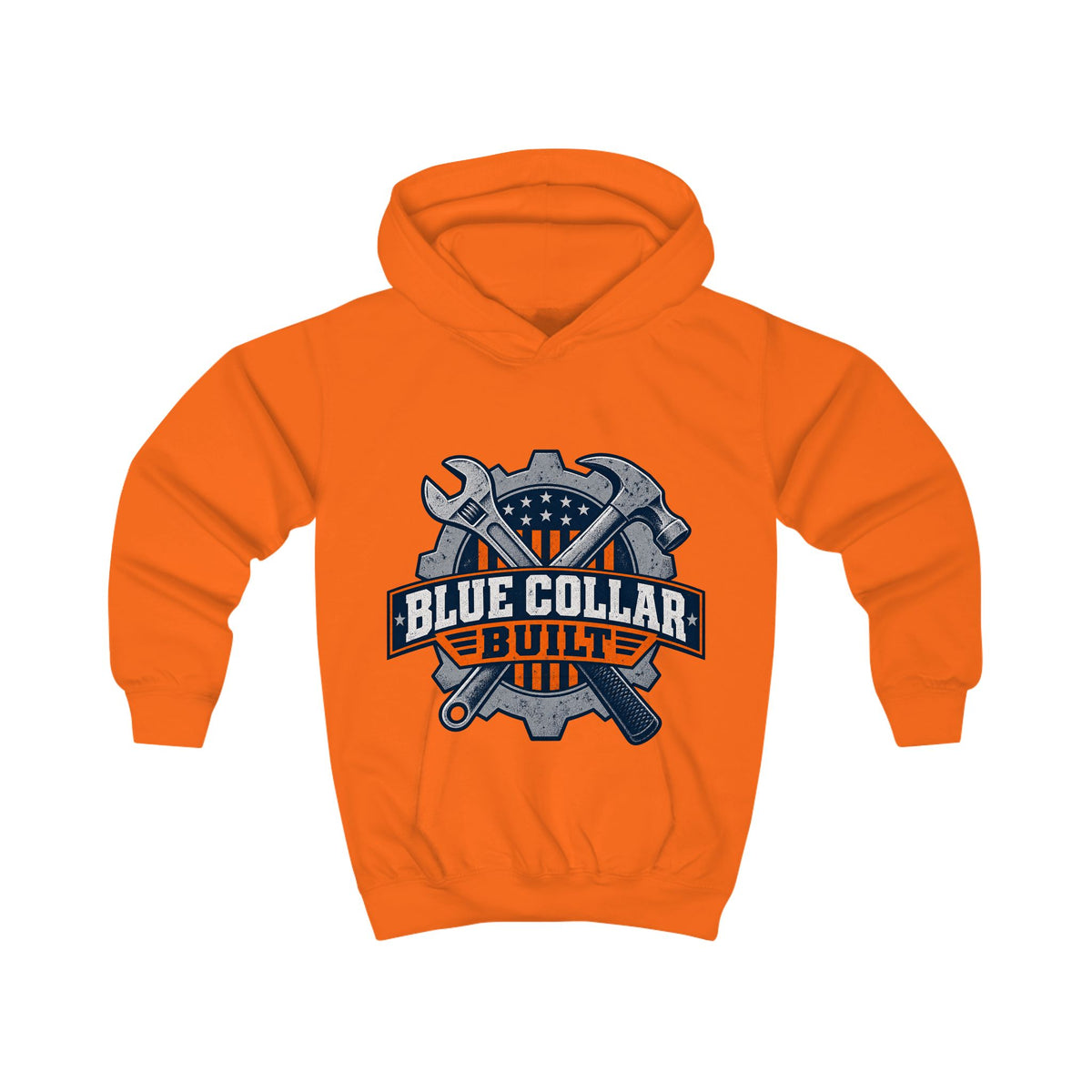 Blue Collar Built Kids' Hoodie