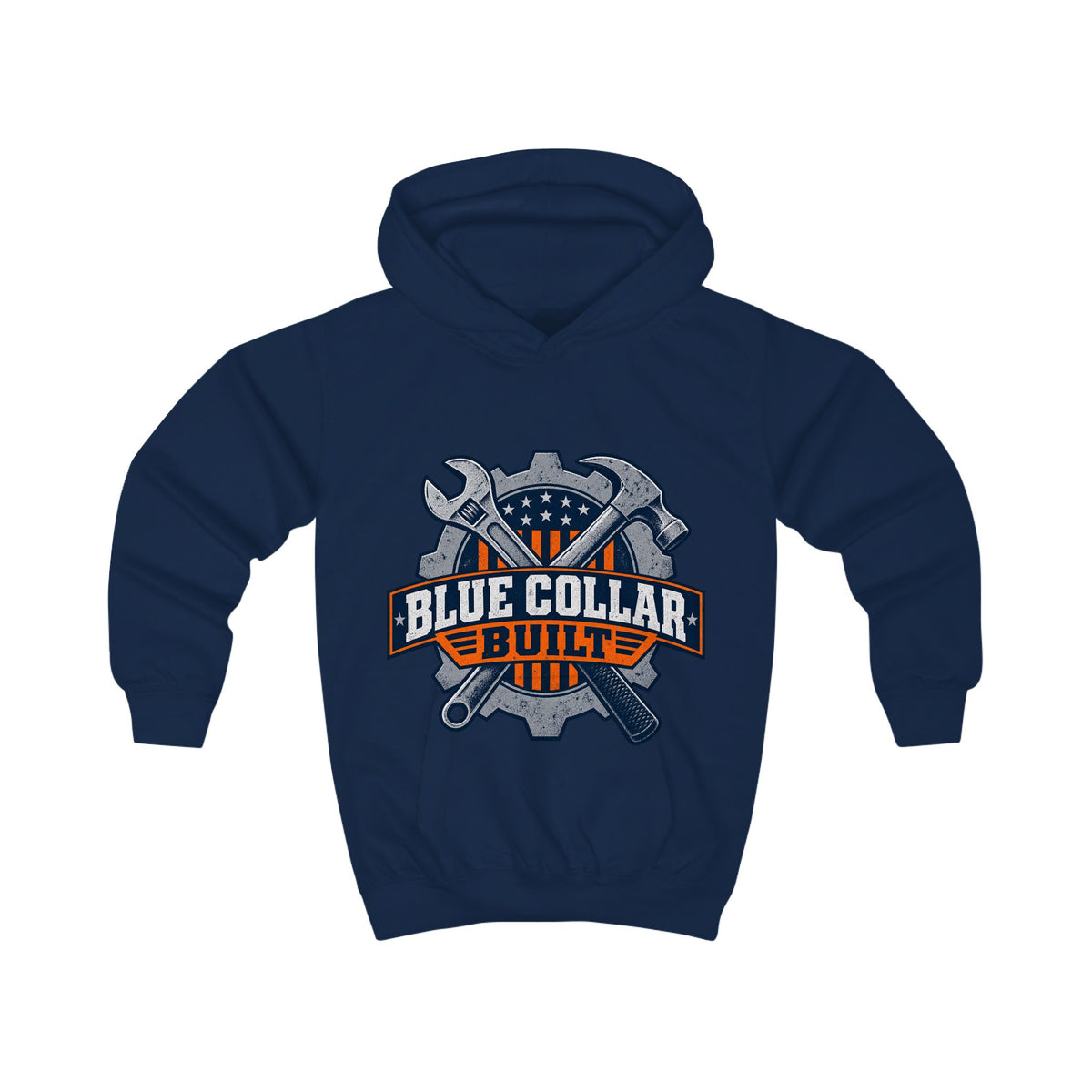 Blue Collar Built Kids' Hoodie
