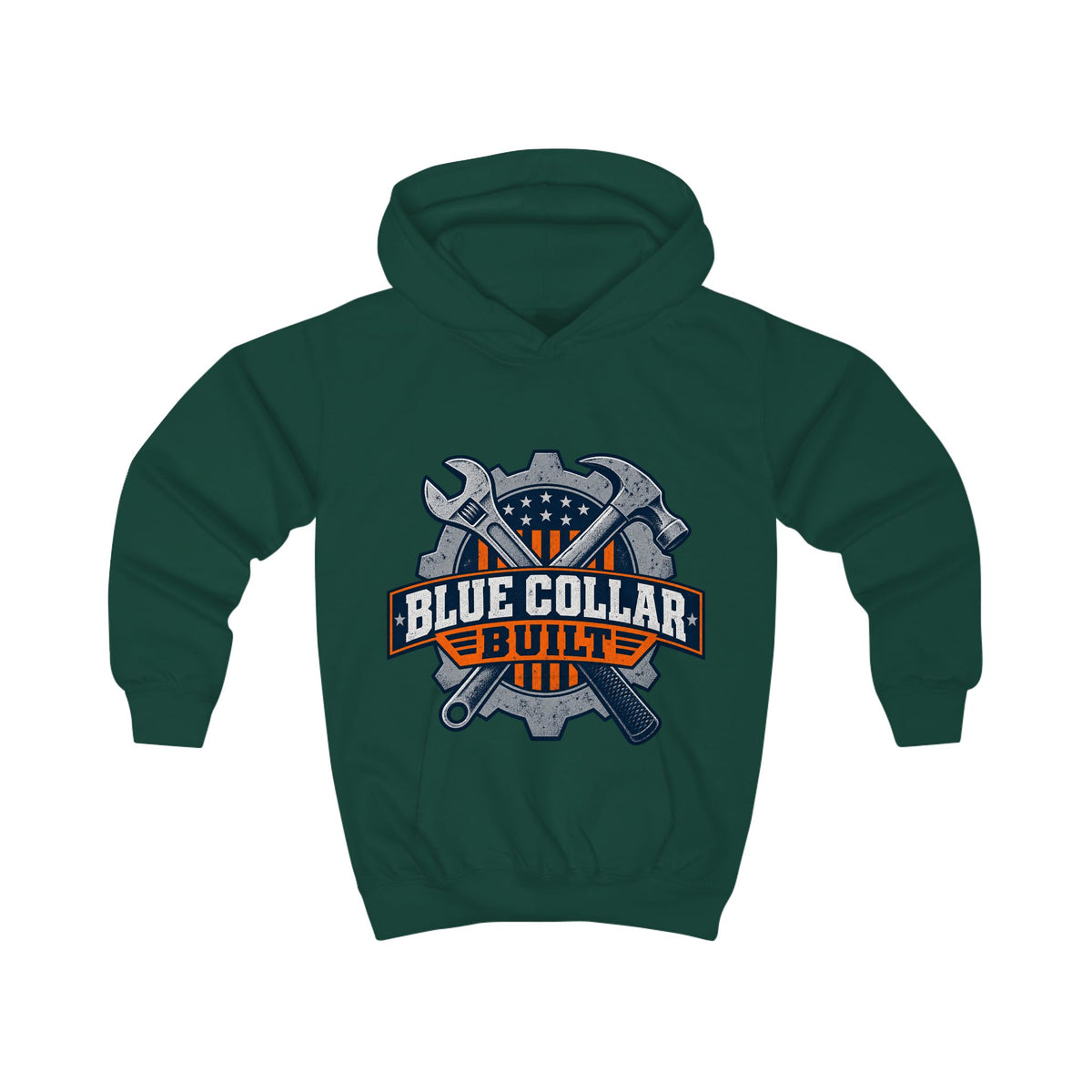 Blue Collar Built Kids' Hoodie