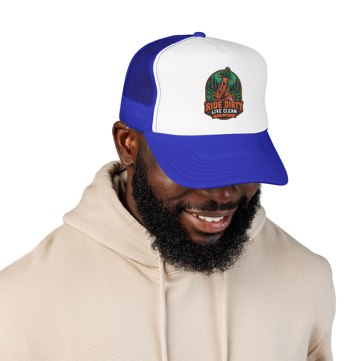 Ride Dirty Live Clean Foam Trucker Hat