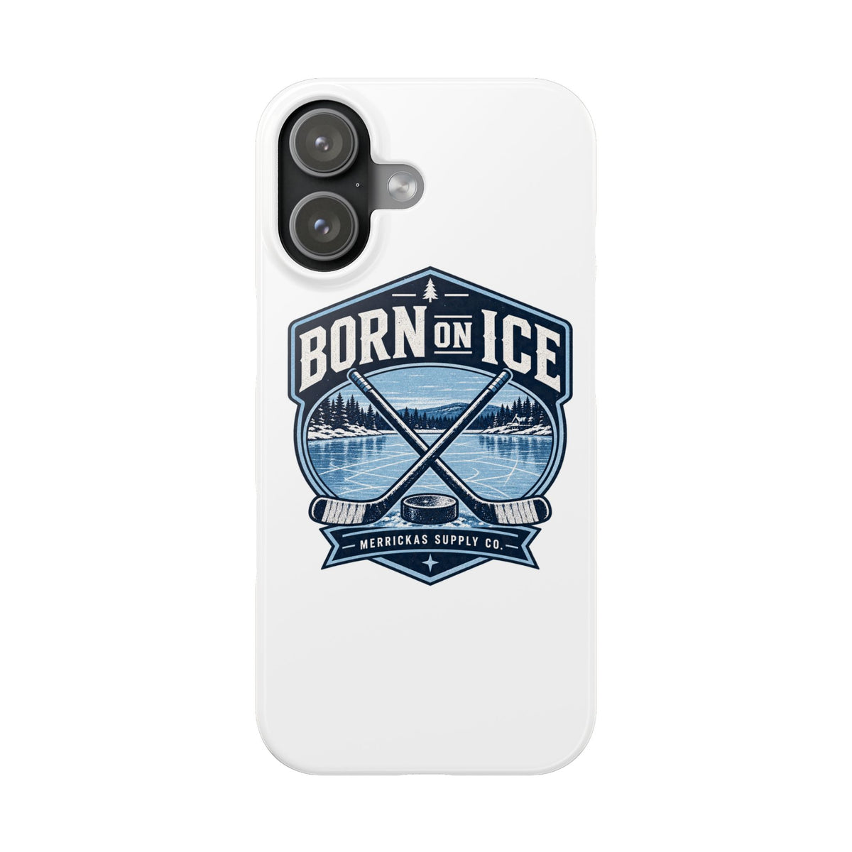 Born On Ice Phone Case