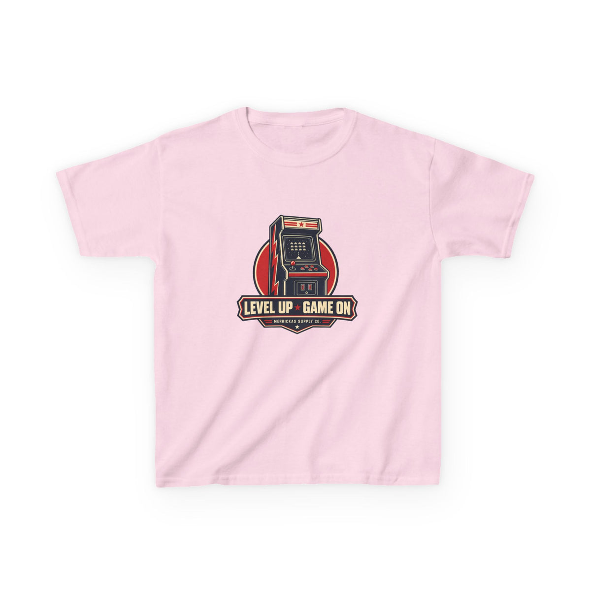 Level Up Game On Kids Tee