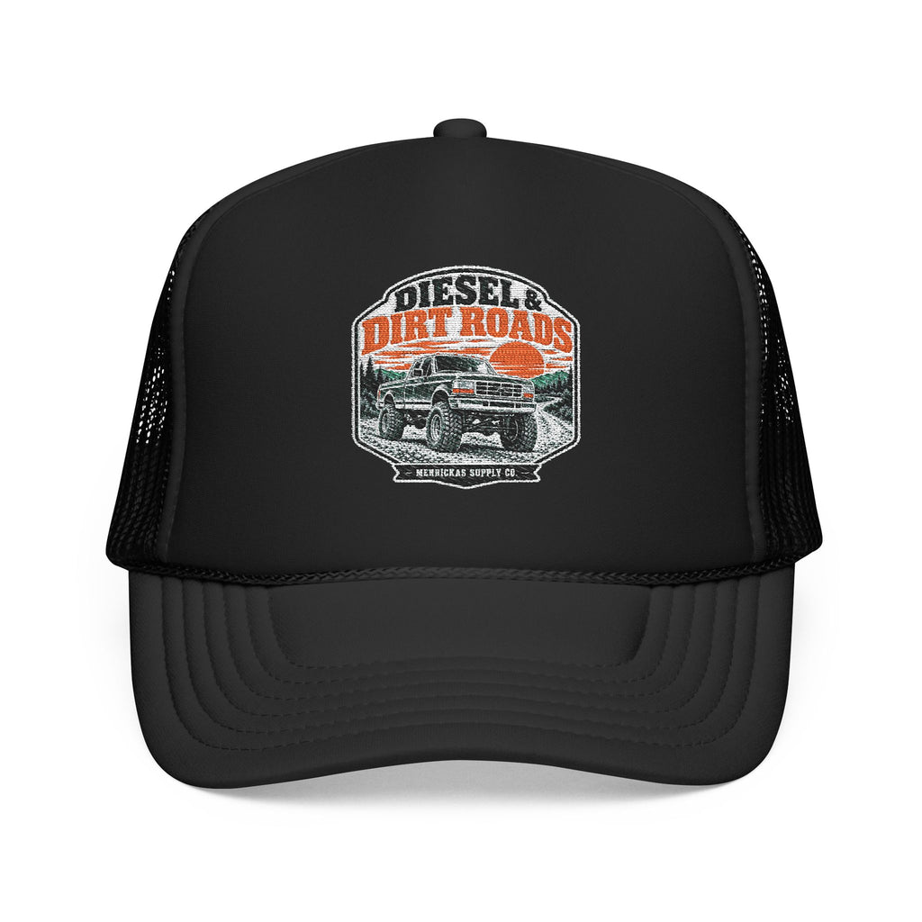 Diesel & Dirt Roads Foam Trucker Hat