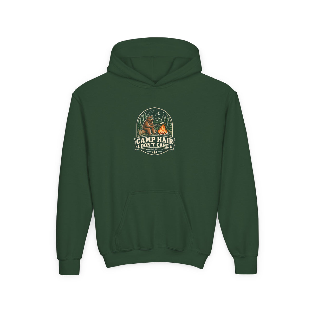 Camp Hair Don't Care Youth Hoodie
