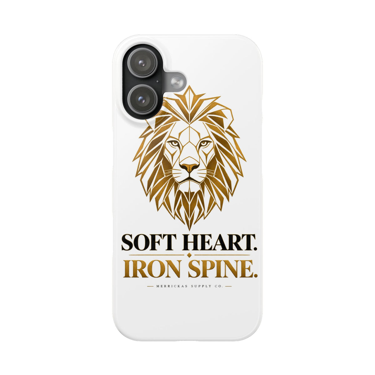Soft Heart Iron Spine Phone Case