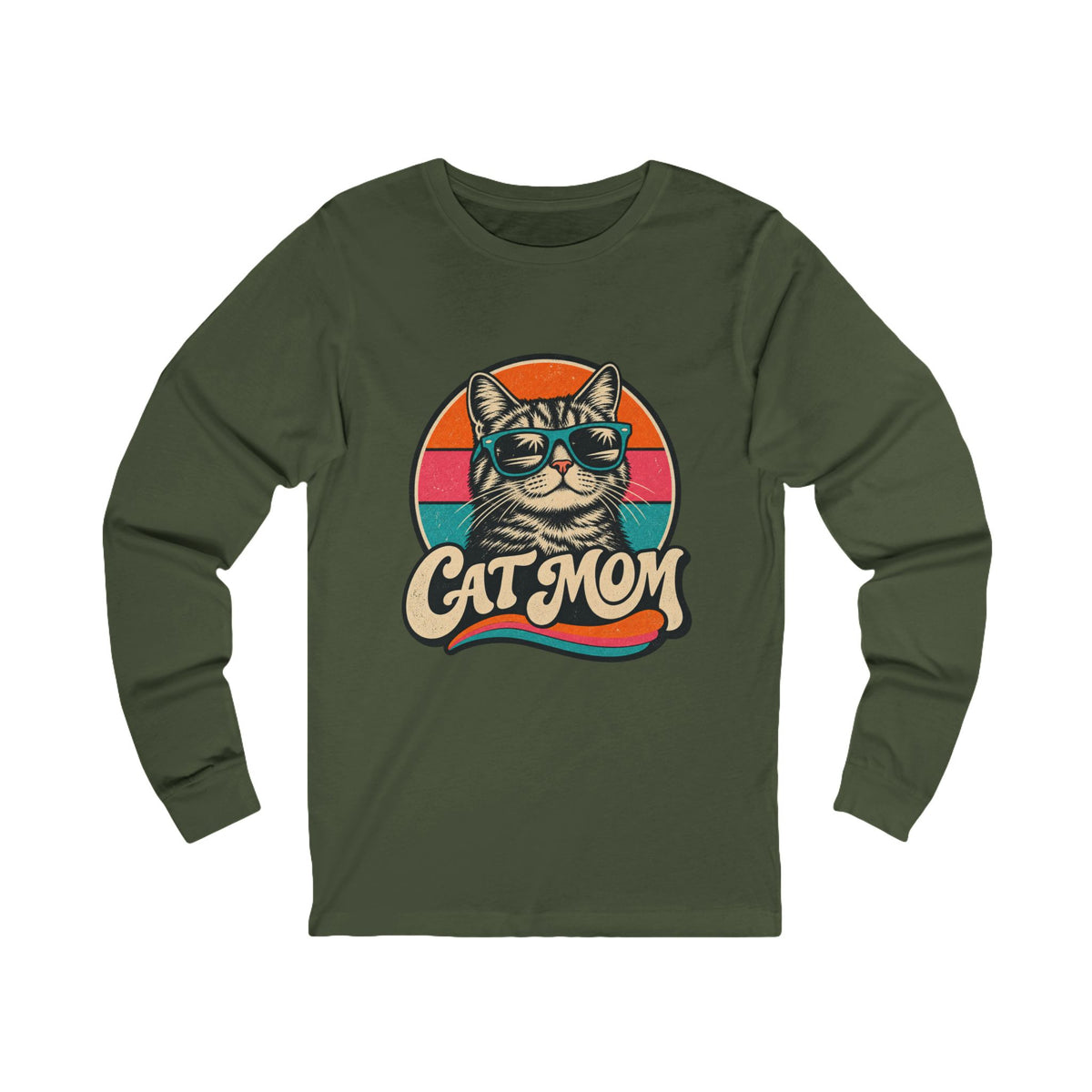 Cat Mom Long Sleeve Tee