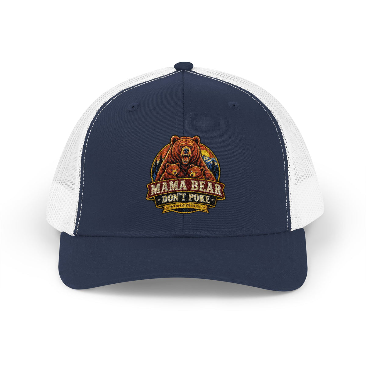 Mama Bear Don't Poke Snapback Trucker Hat