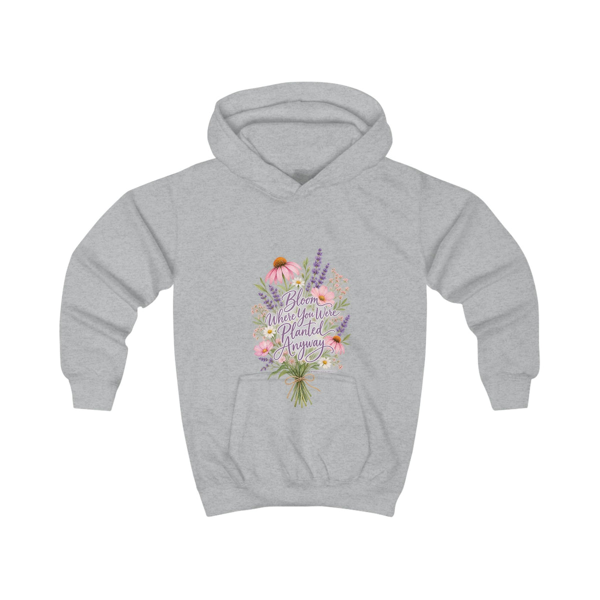 Bloom Where You Were Planted Anyway Kids' Hoodie