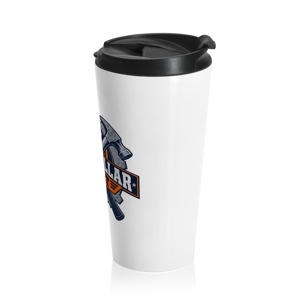 Blue Collar Built Travel Mug