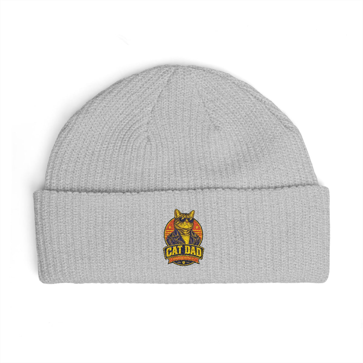 Cat Dad Cuff Beanie