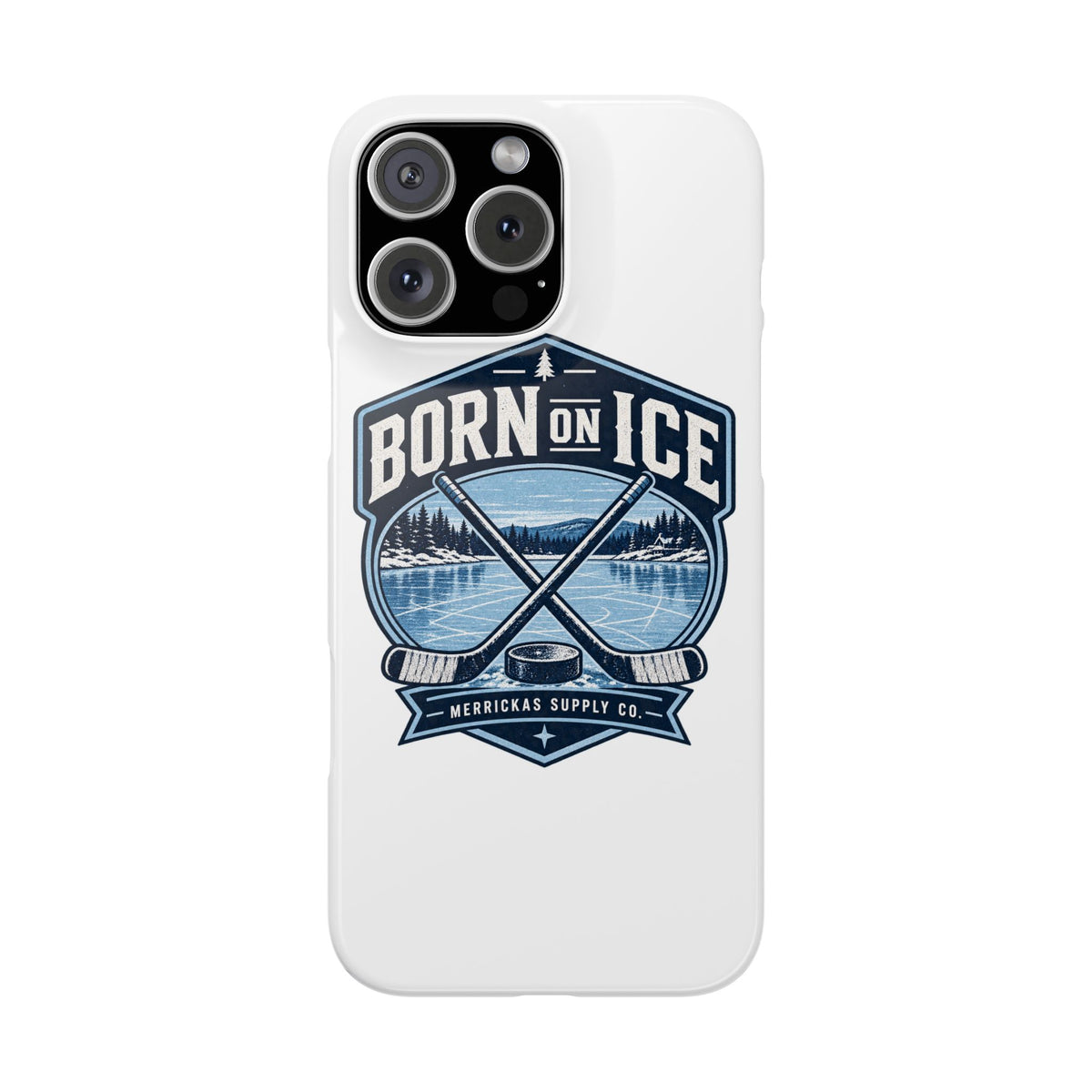 Born On Ice Phone Case
