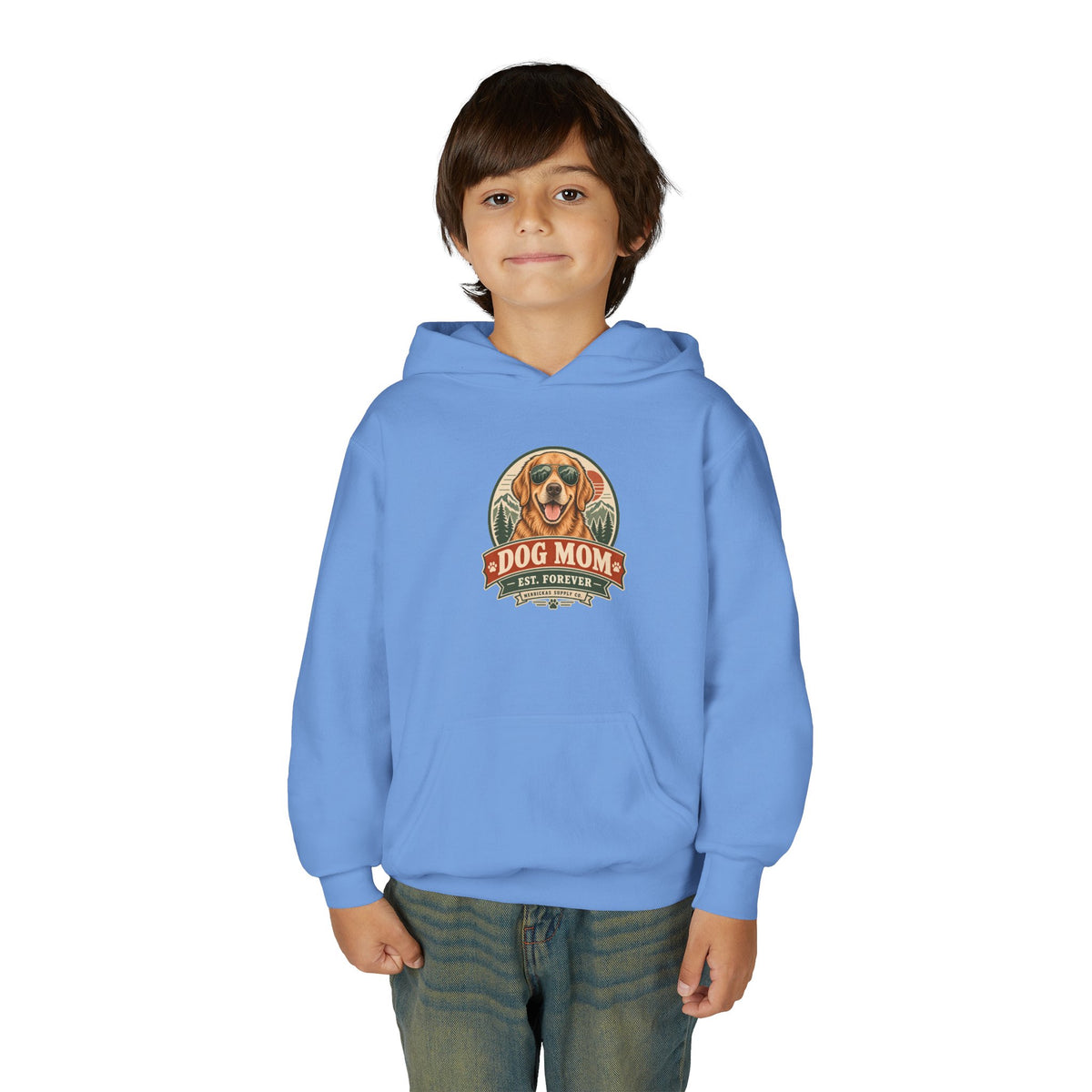 Dog Mom Est. Forever Youth Hoodie