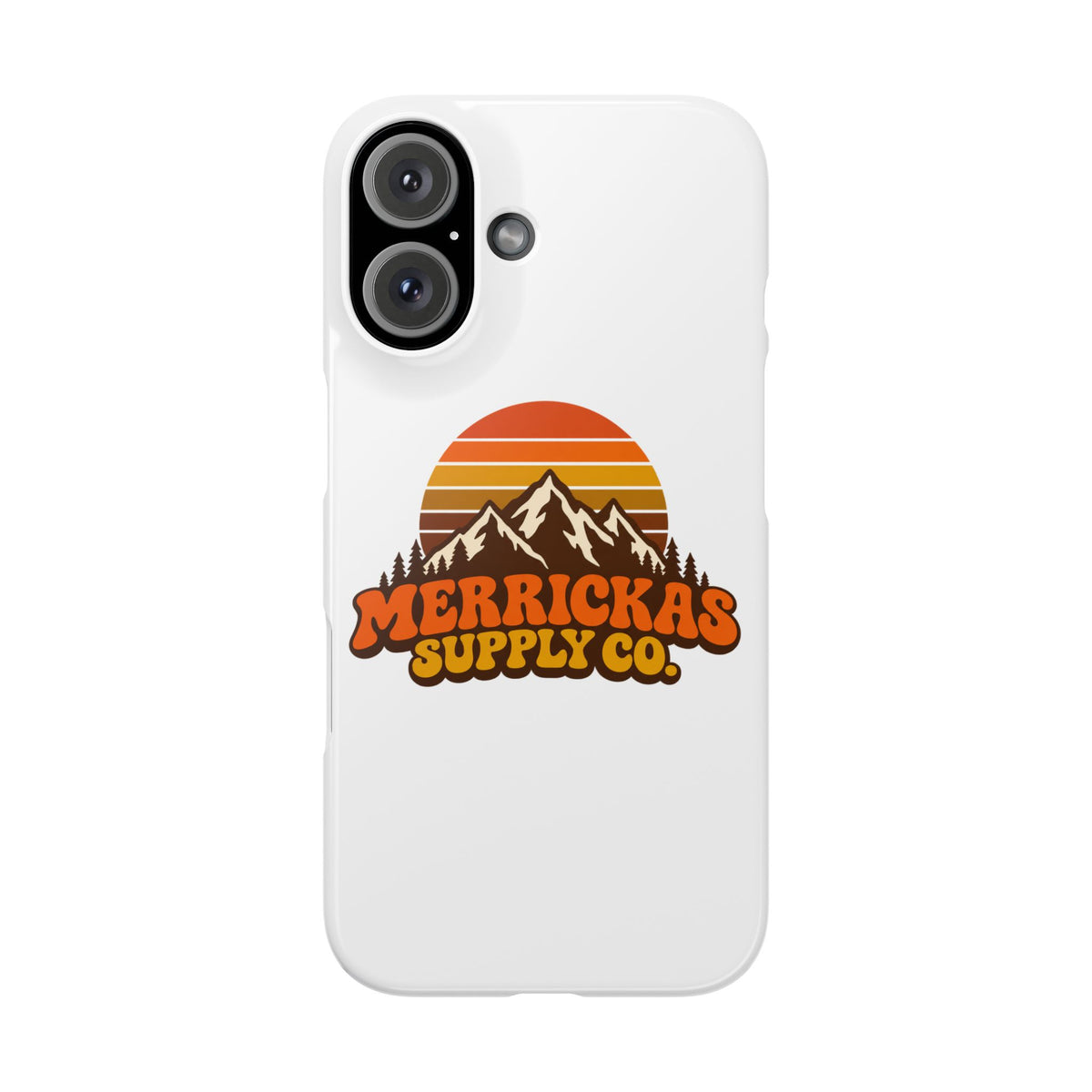 Merrickas Retro Sunset Mountain Phone Case