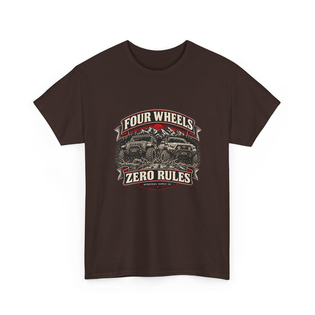 Four Wheels Zero Rules Classic Tee
