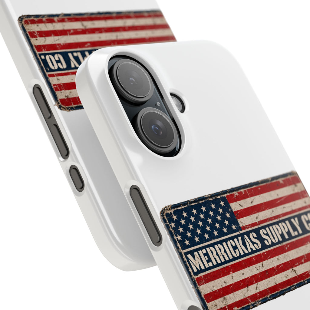 Merrickas American Flag Patch Phone Case
