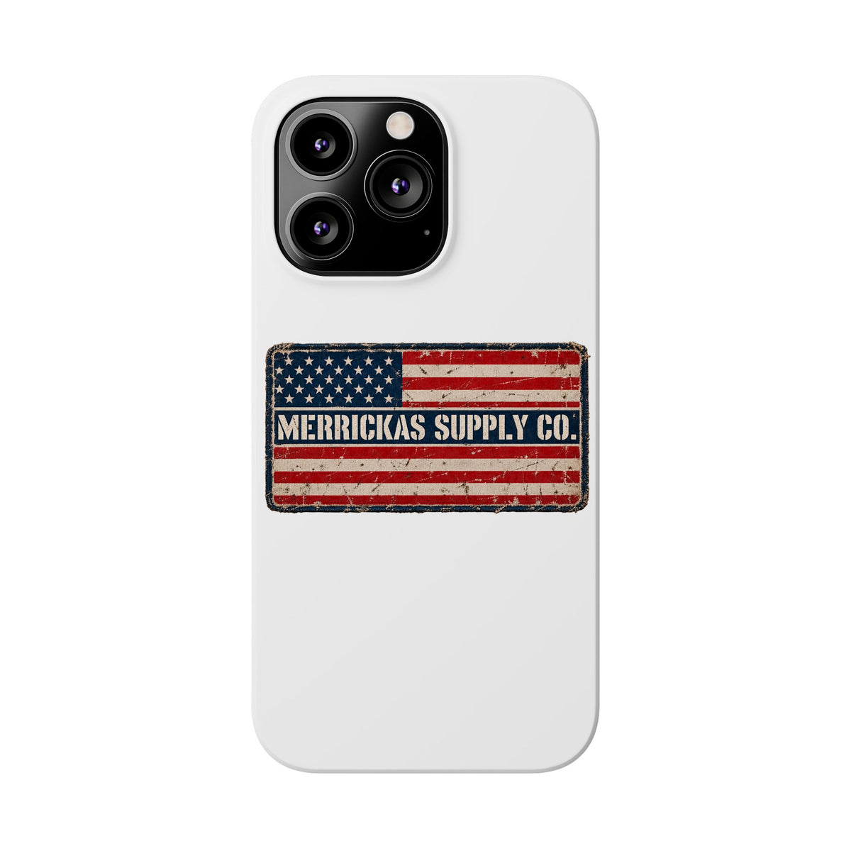 Merrickas American Flag Patch Phone Case