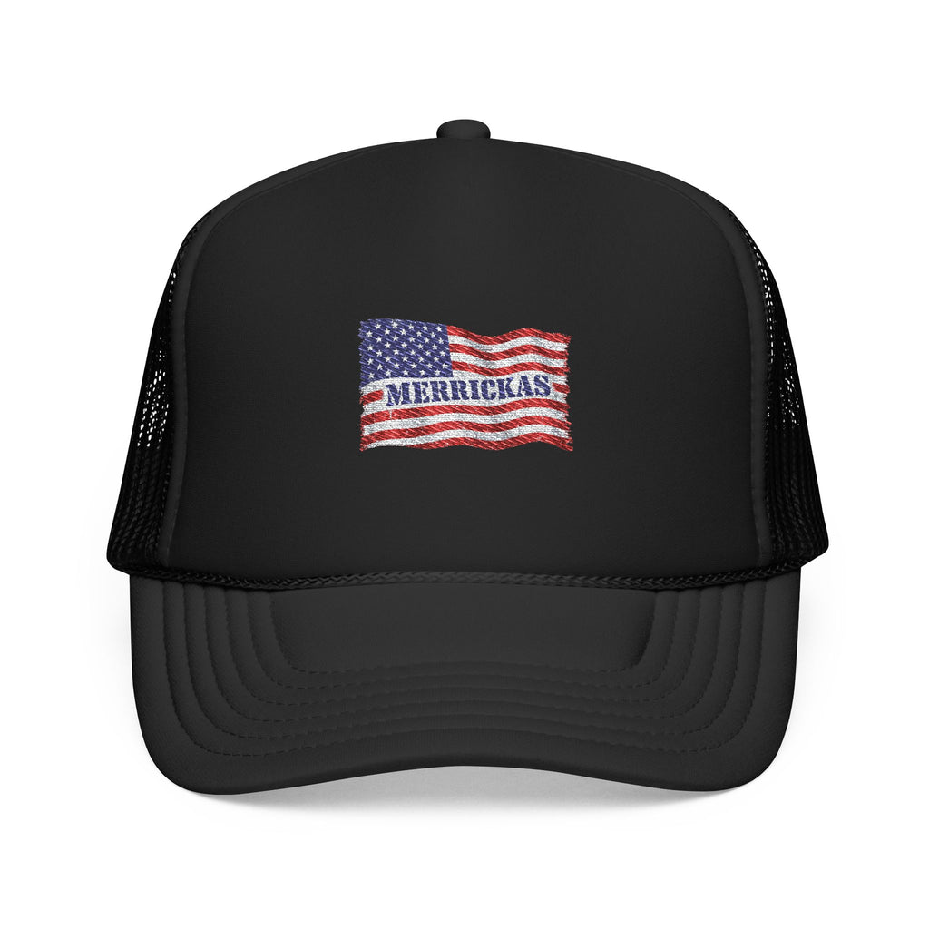Merrickas Flag Foam Trucker Hat