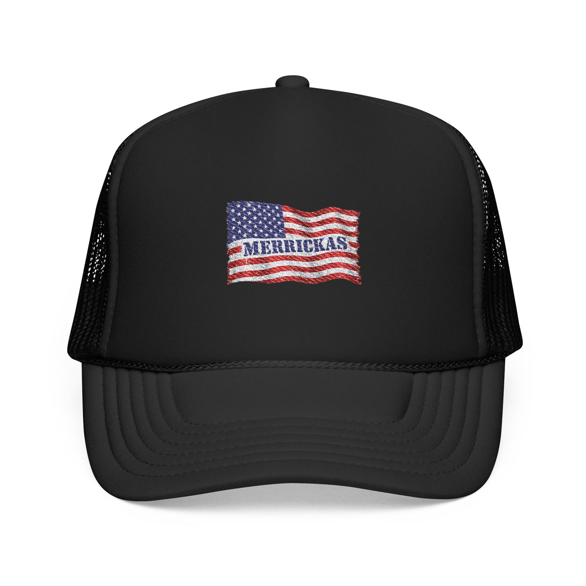 Merrickas Flag Foam Trucker Hat