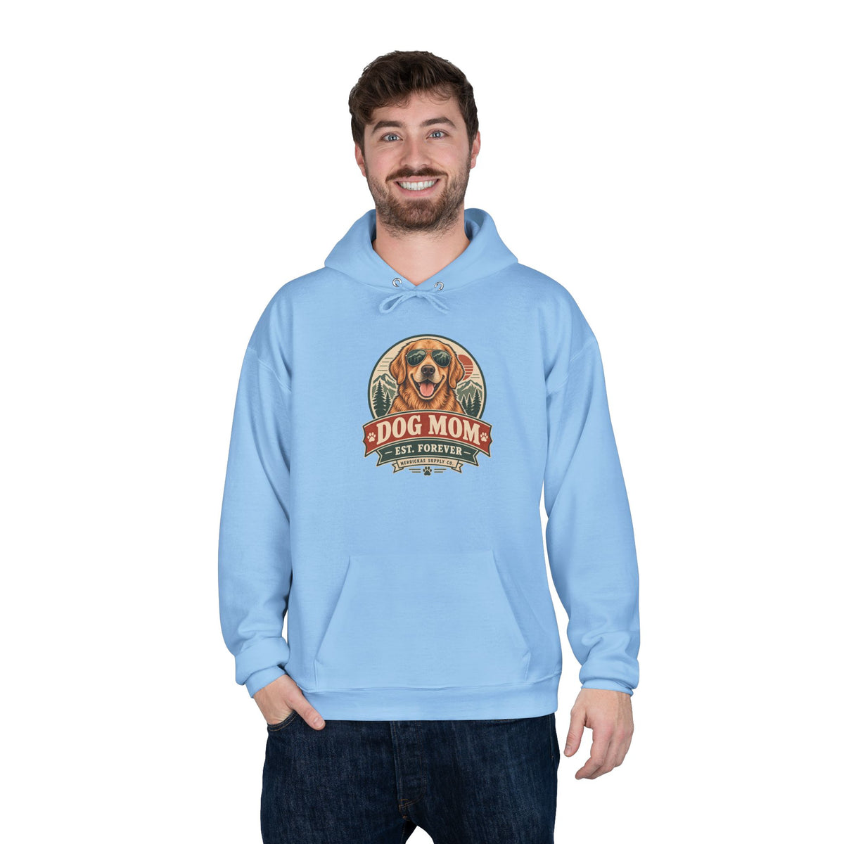Dog Mom Est. Forever Heavyweight Hoodie