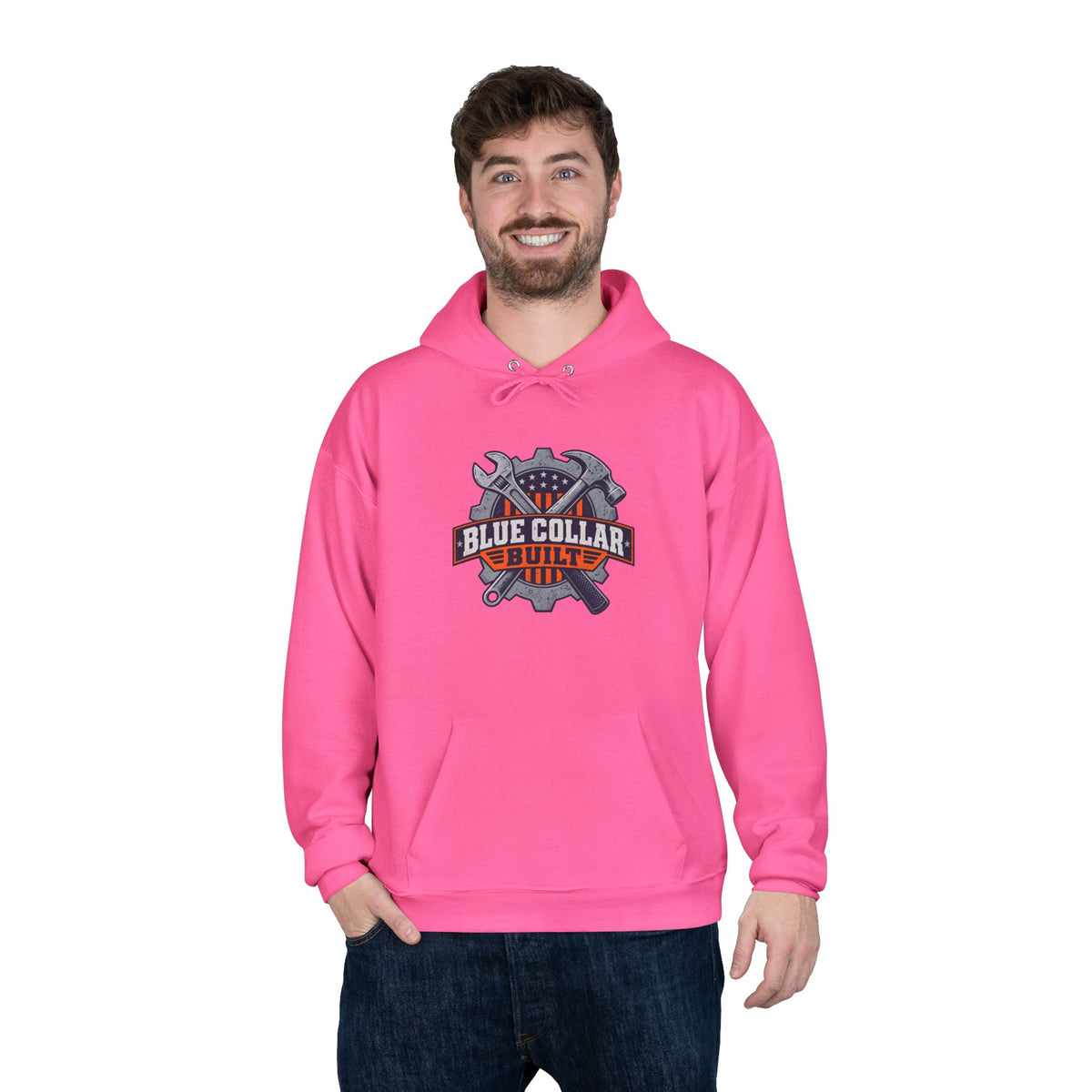 Blue Collar Built Hoodie