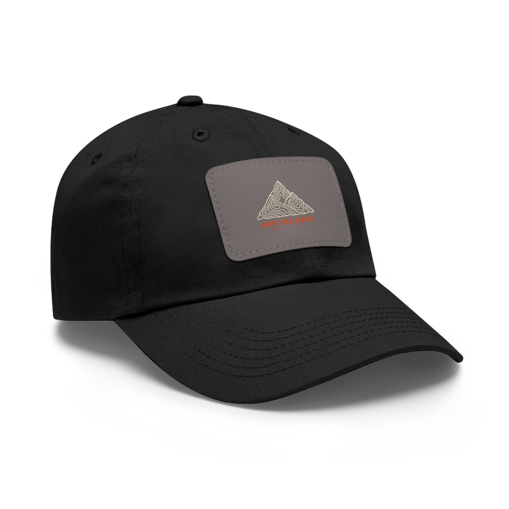 Off The Grid Leather Patch Dad Hat