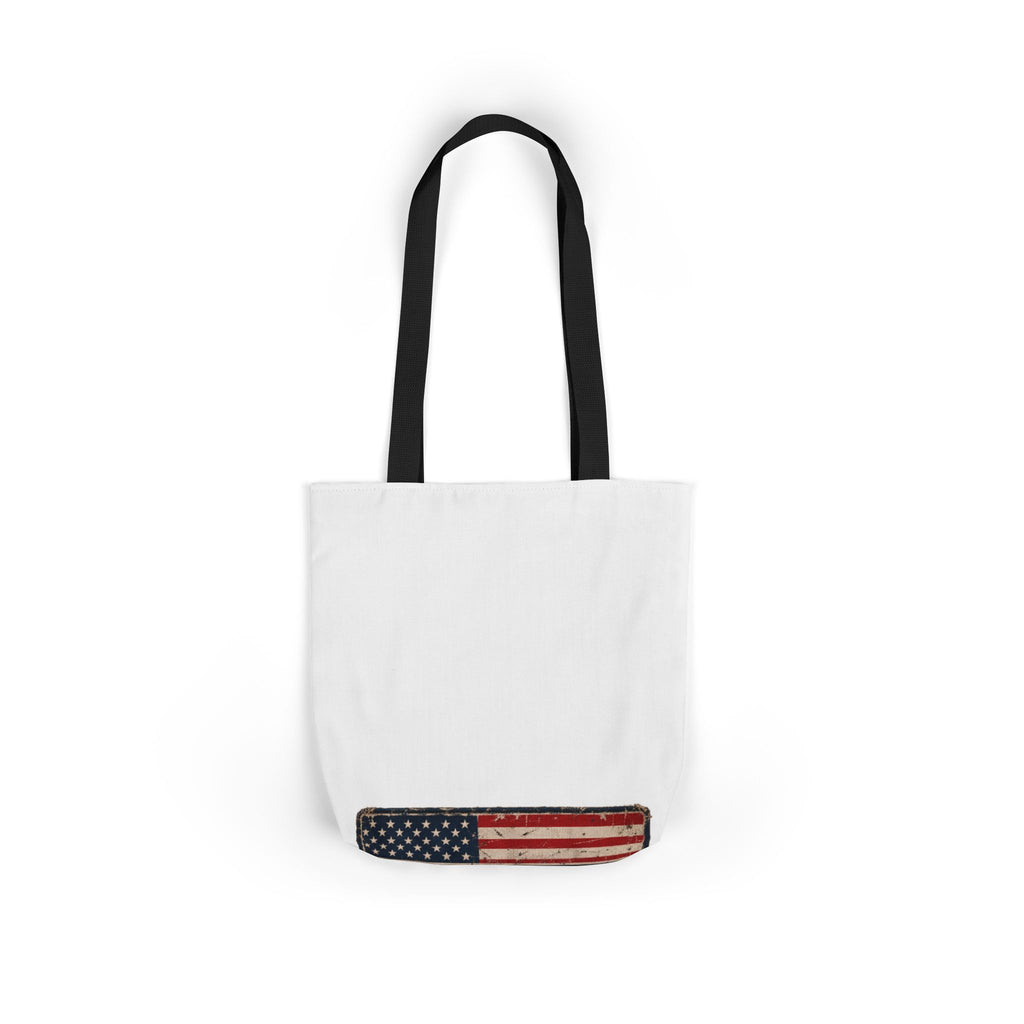 Merrickas American Flag Patch Canvas Wall Art