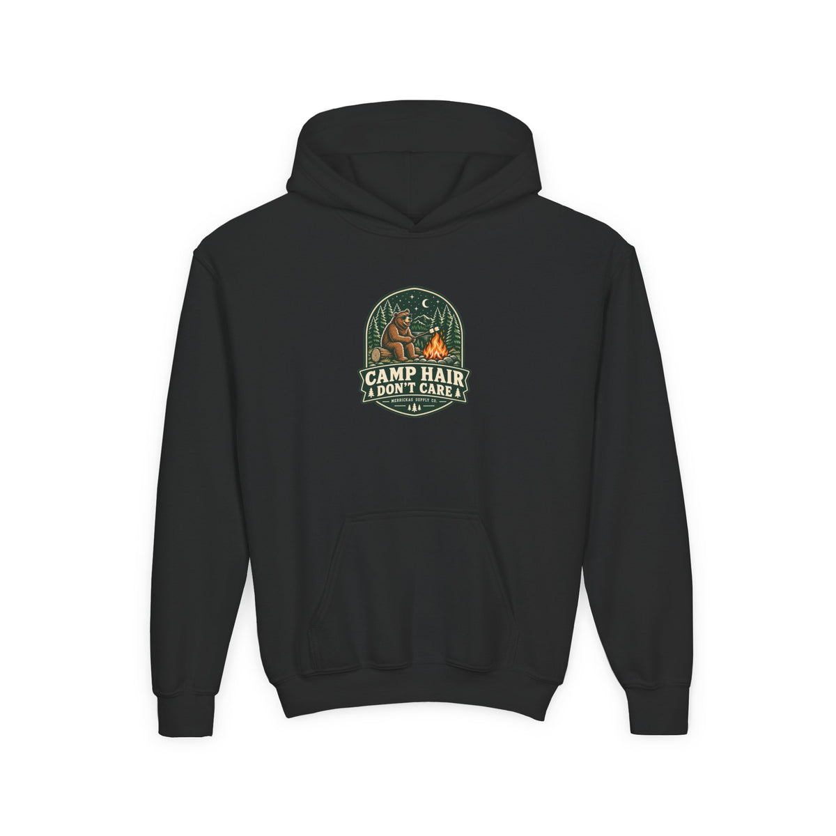 Camp Hair Don't Care Youth Hoodie