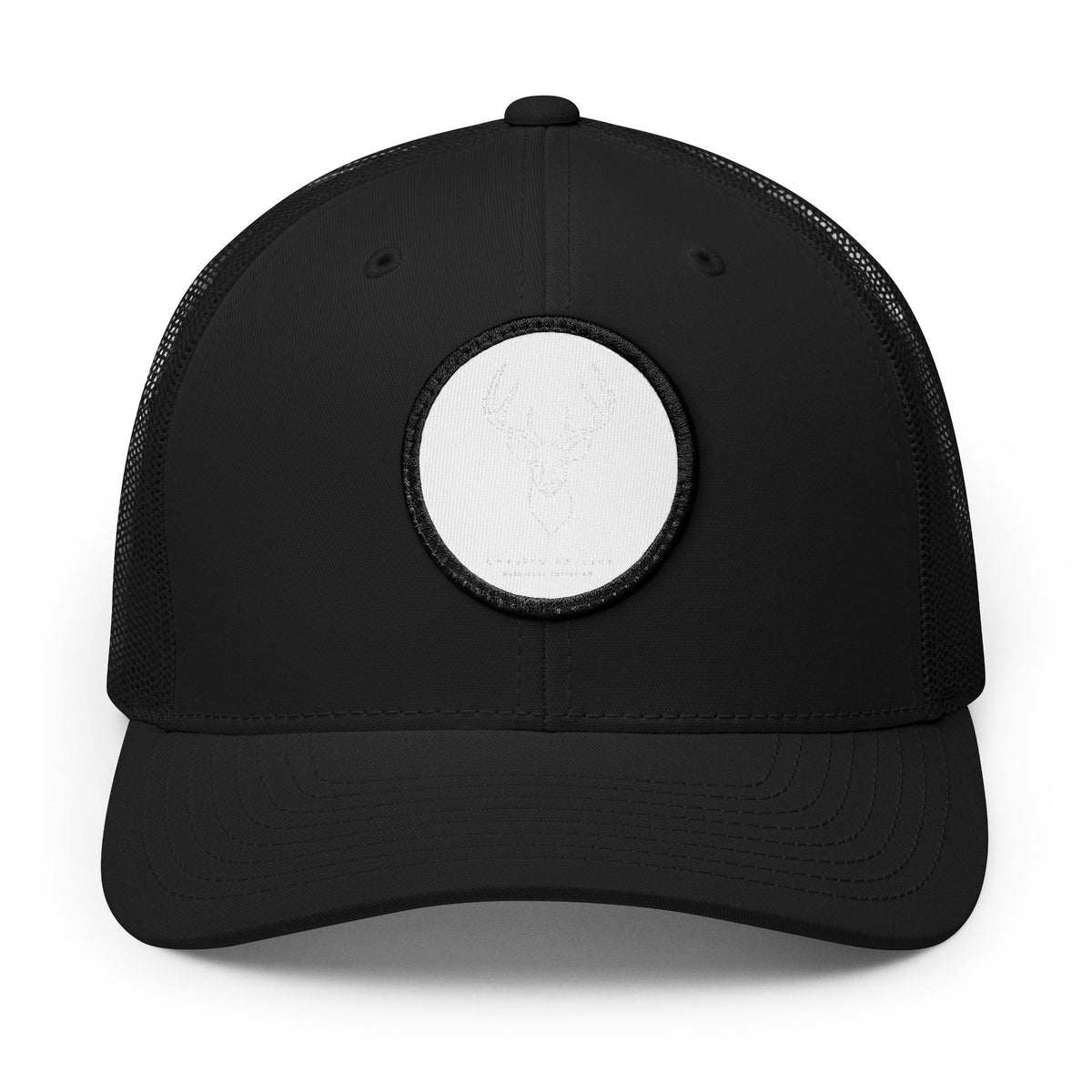 Chasing Antlers Leather Patch Trucker Cap