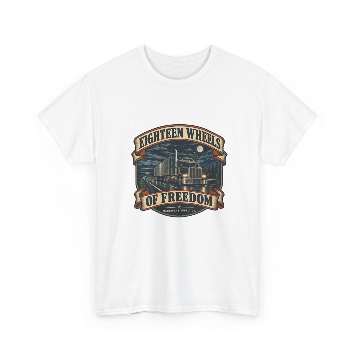 Eighteen Wheels Of Freedom Classic Tee
