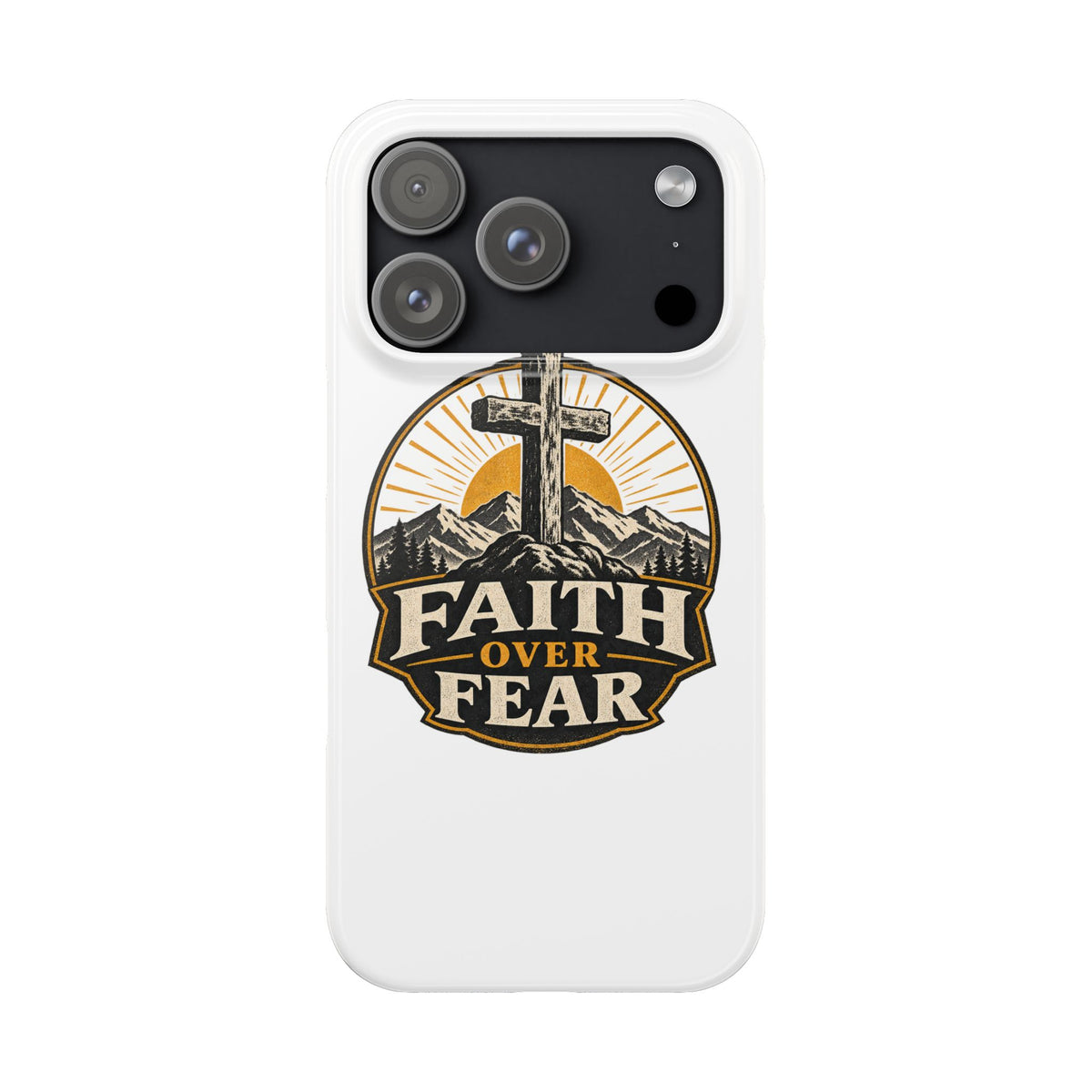 Faith Over Fear Phone Case