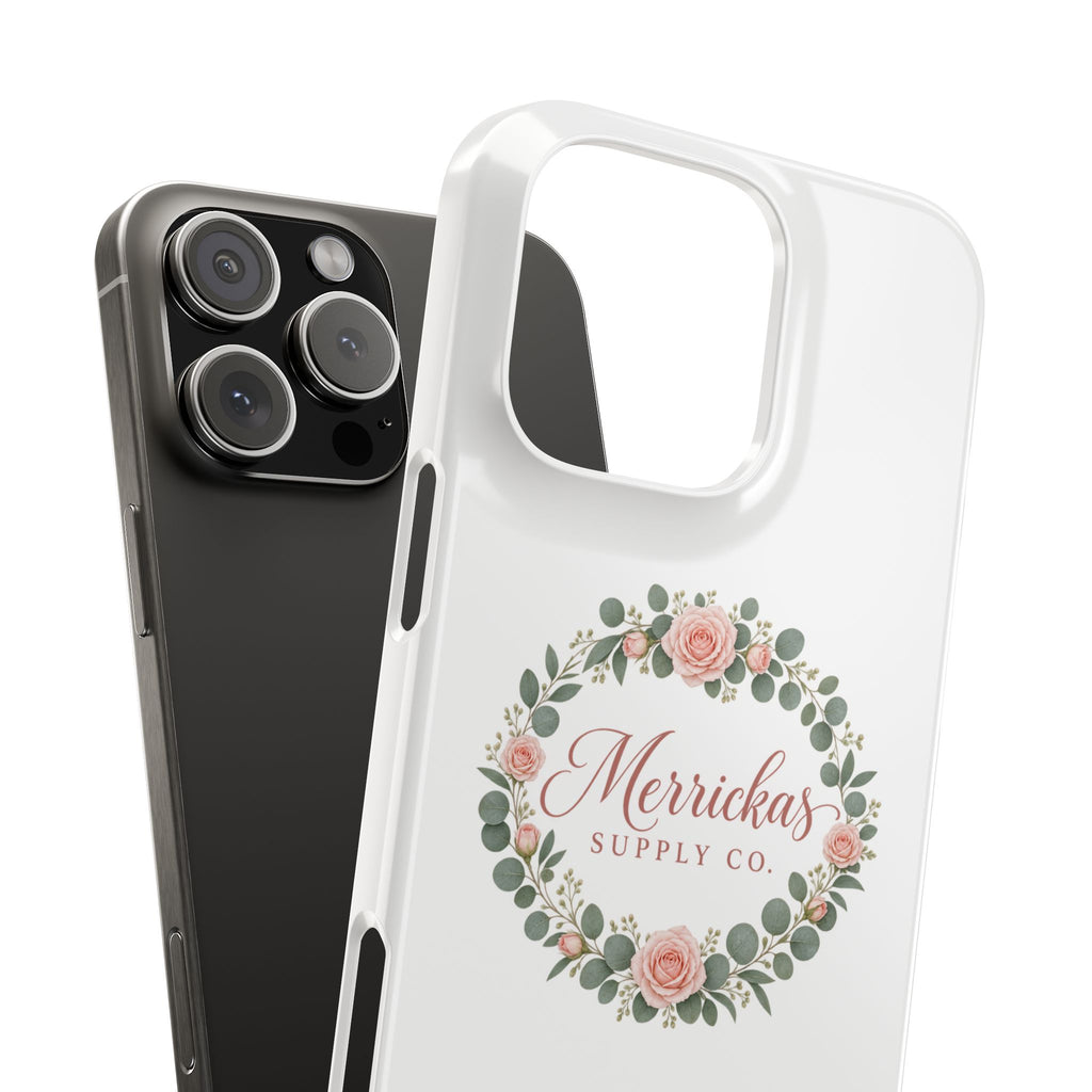 Merrickas Rose Wreath Script Phone Case