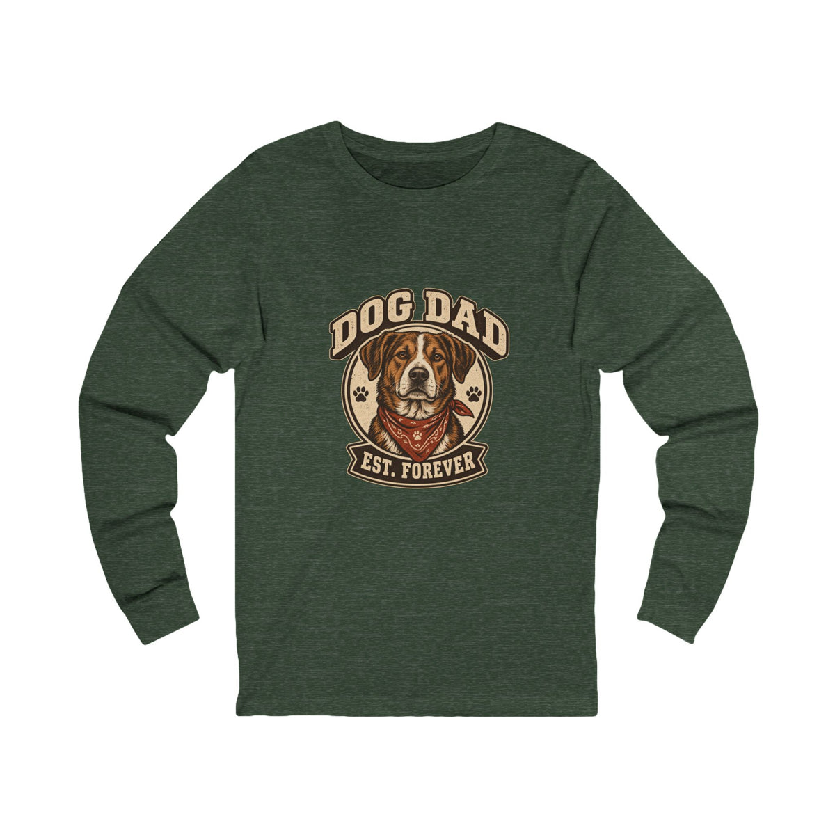 Dog Dad Long Sleeve Tee
